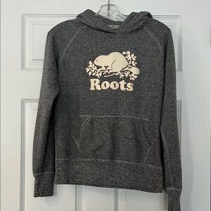 Roots Women's Gray Hoodie Sweater